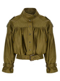Chloé Smock Leather Jacket