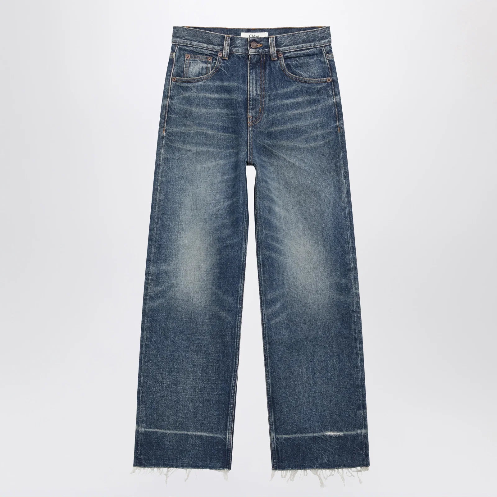 Chloé Bootcut denim jeans in dark cobalt cotton