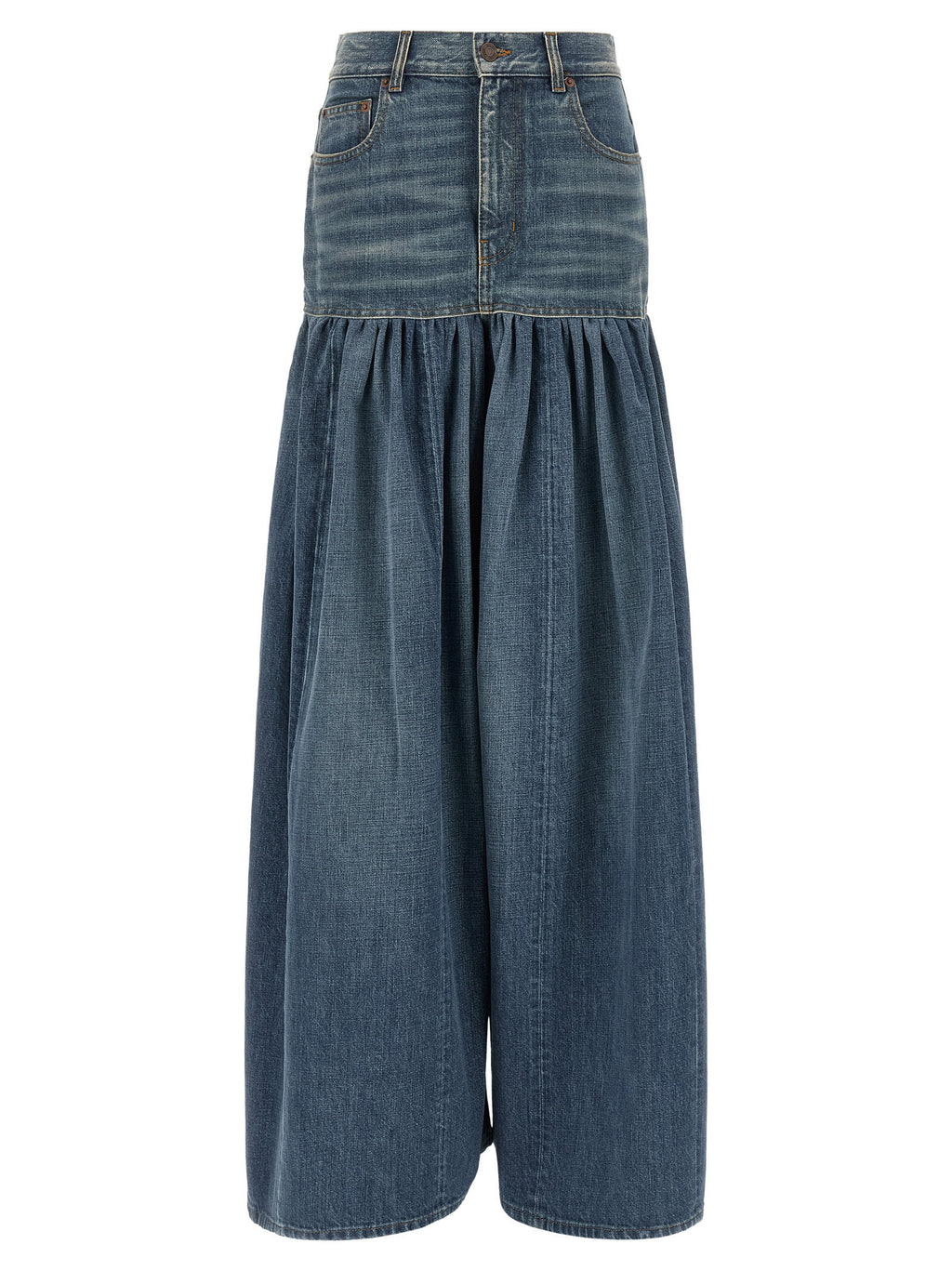 Chloé Balloon Denim Skirt
