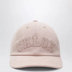 Chloé Pink cotton denim baseball cap