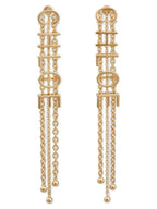 Chloé Lettering Pendant Earrings
