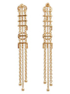 Chloé Lettering Pendant Earrings