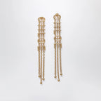 Chloé Gold-tone earrings with logo lettering