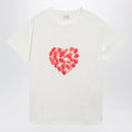 Chloé White T-shirt with cherry logo print