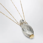 Chloé Gold- and silver-plated brass bottle pendant necklace