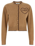 Chloé Heart Intarsia Cardigan