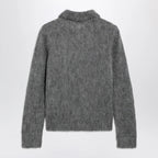Chloé Smoke grey alpaca-blend cardigan