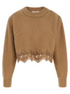 Chloé Cropped Lace Sweater