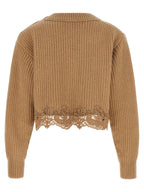 Chloé Cropped Lace Sweater