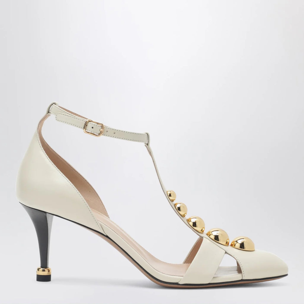Chloé Cleia ivory heeled sandals