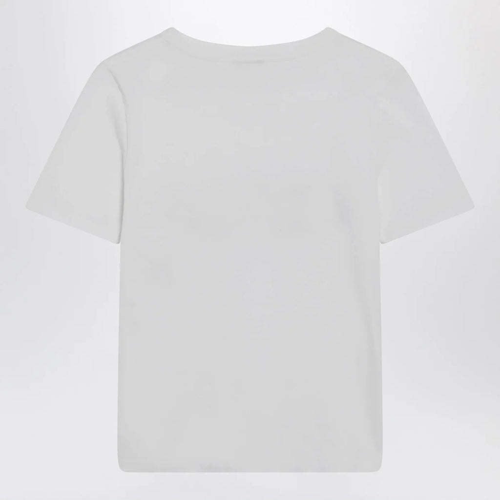 Chloé White T-shirt with logo print