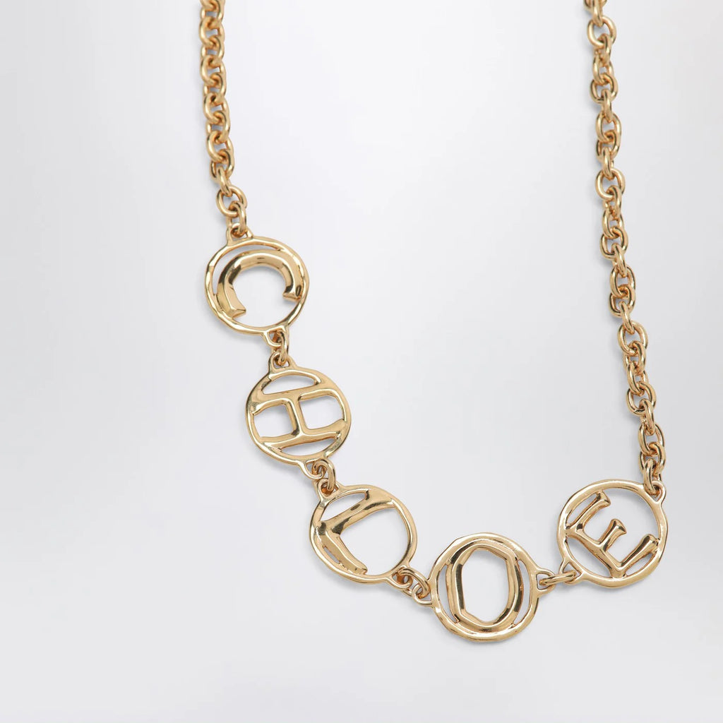 Chloé Script Vintage Gold choker