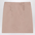 Chloé Short pink satin pencil skirt