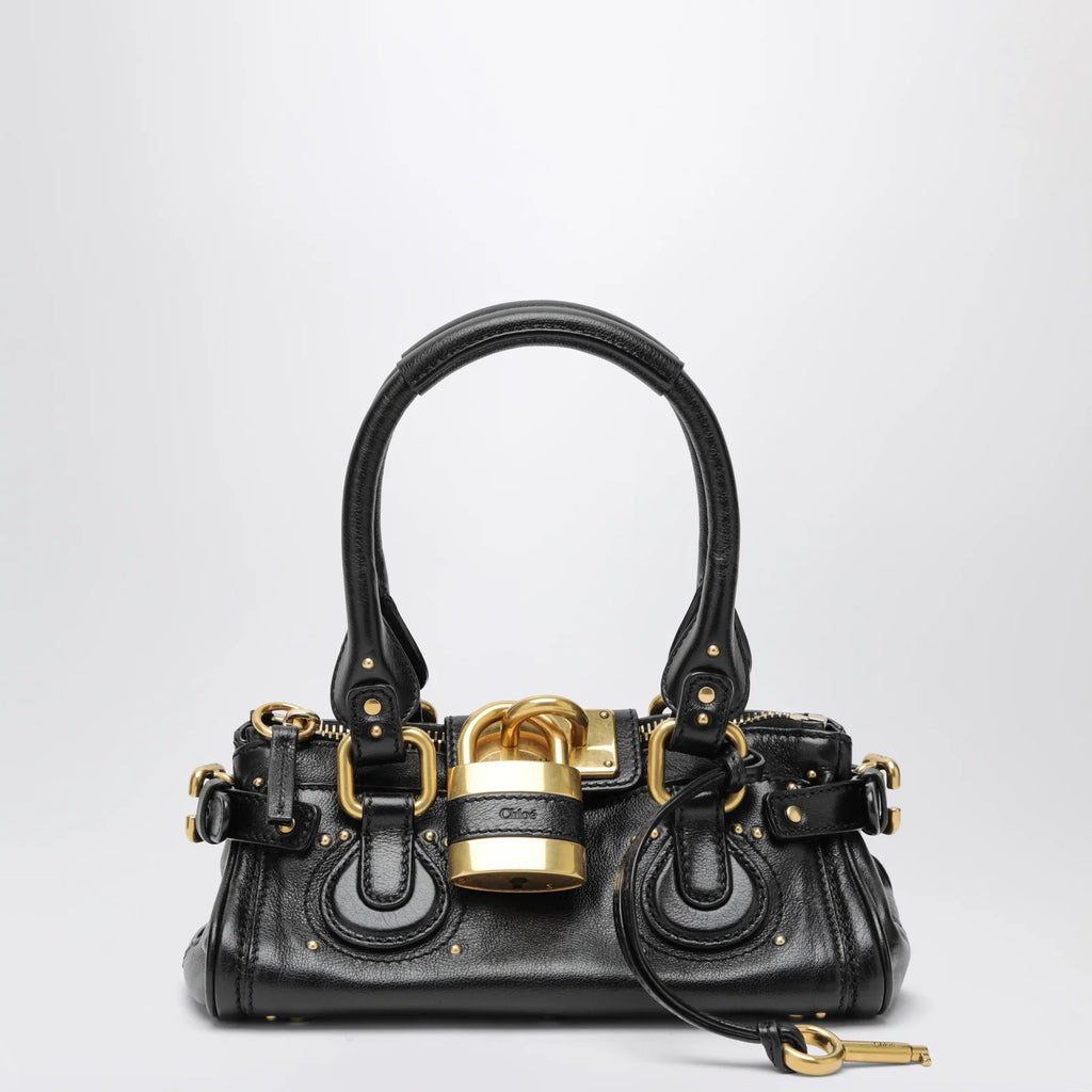 Chloé Small black Paddington leather bag