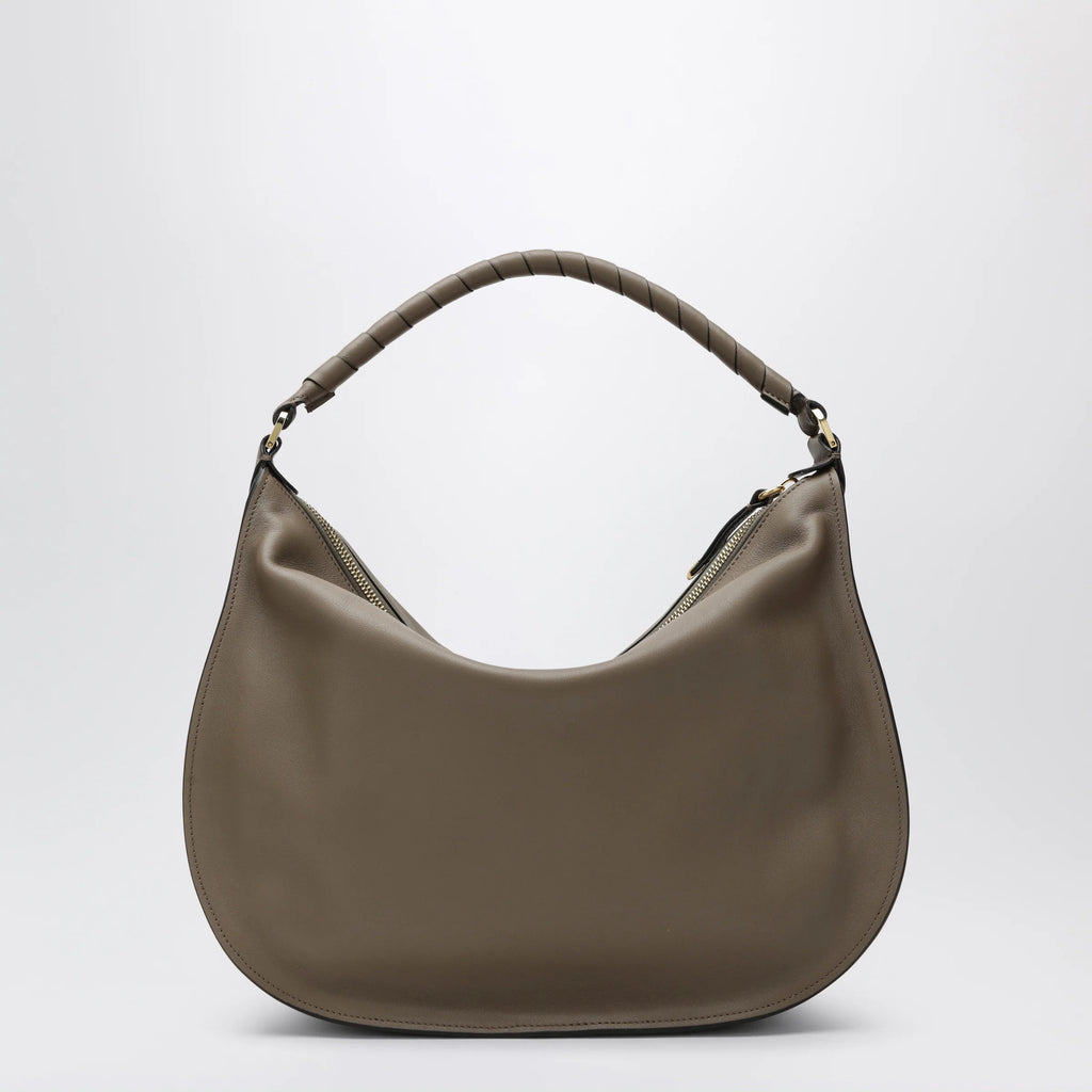 Chloé Taupe Marcie shoulder bag in leather