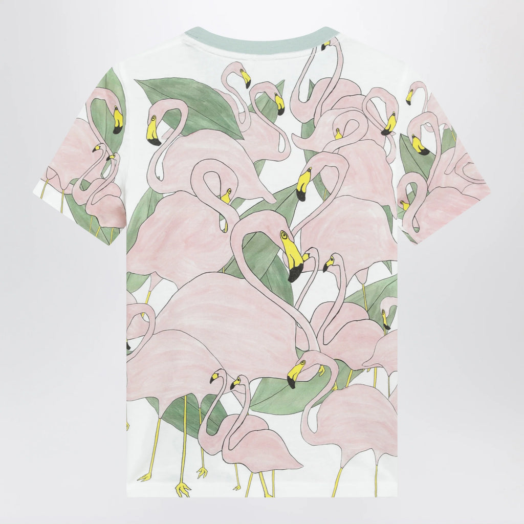 Chloé Baby-fit crew-neck T-shirt in organic cotton jersey, multicolor