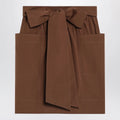 Chloé Brown skirt with oversized bow