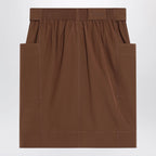 Chloé Brown skirt with oversized bow