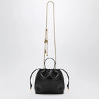 Chloé Small Icons shoulder bag with chain in lambskin black