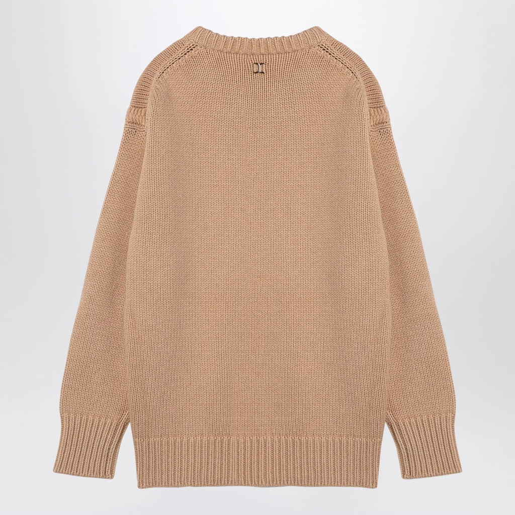 Chloé Nude cashmere and cotton oversize jumper