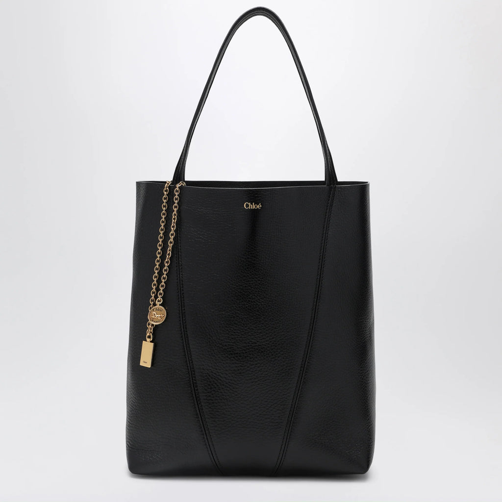 Chloé Spin black medium Tote Bag