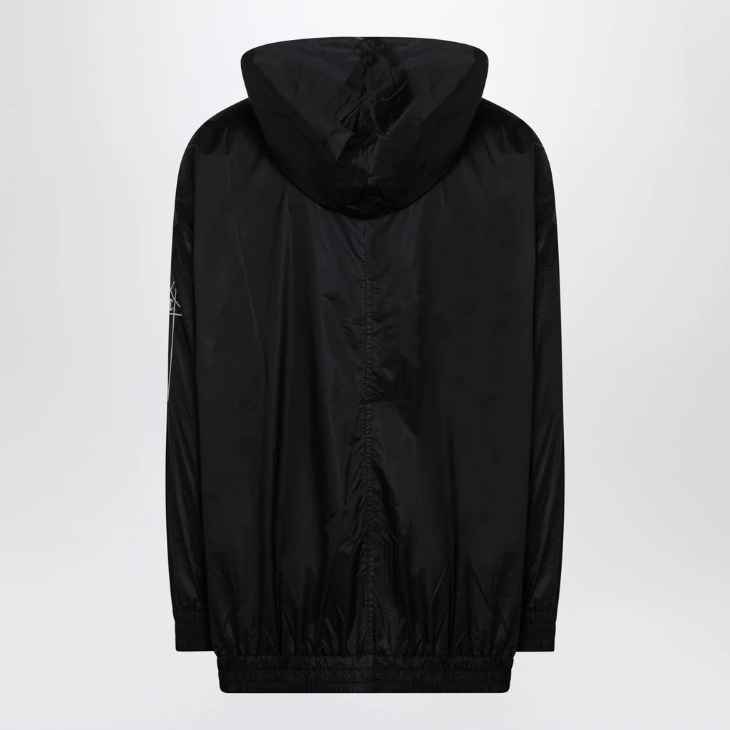 Champion x Rick Owens Lightweight black zip jacket in nylon