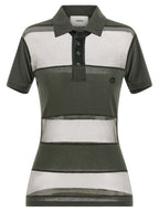Coperni Sheer Striped Polo Shirt
