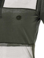 Coperni Sheer Striped Polo Shirt