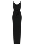 Coperni Metallic Logo Dress