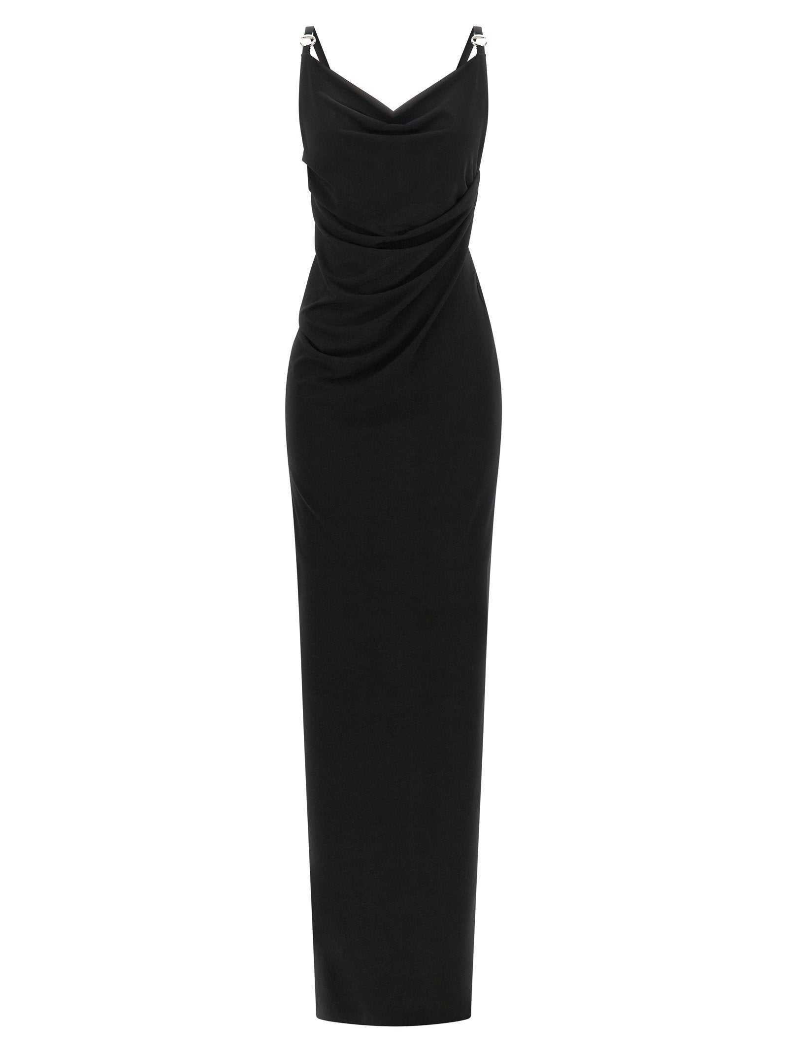 Coperni Metallic Logo Dress
