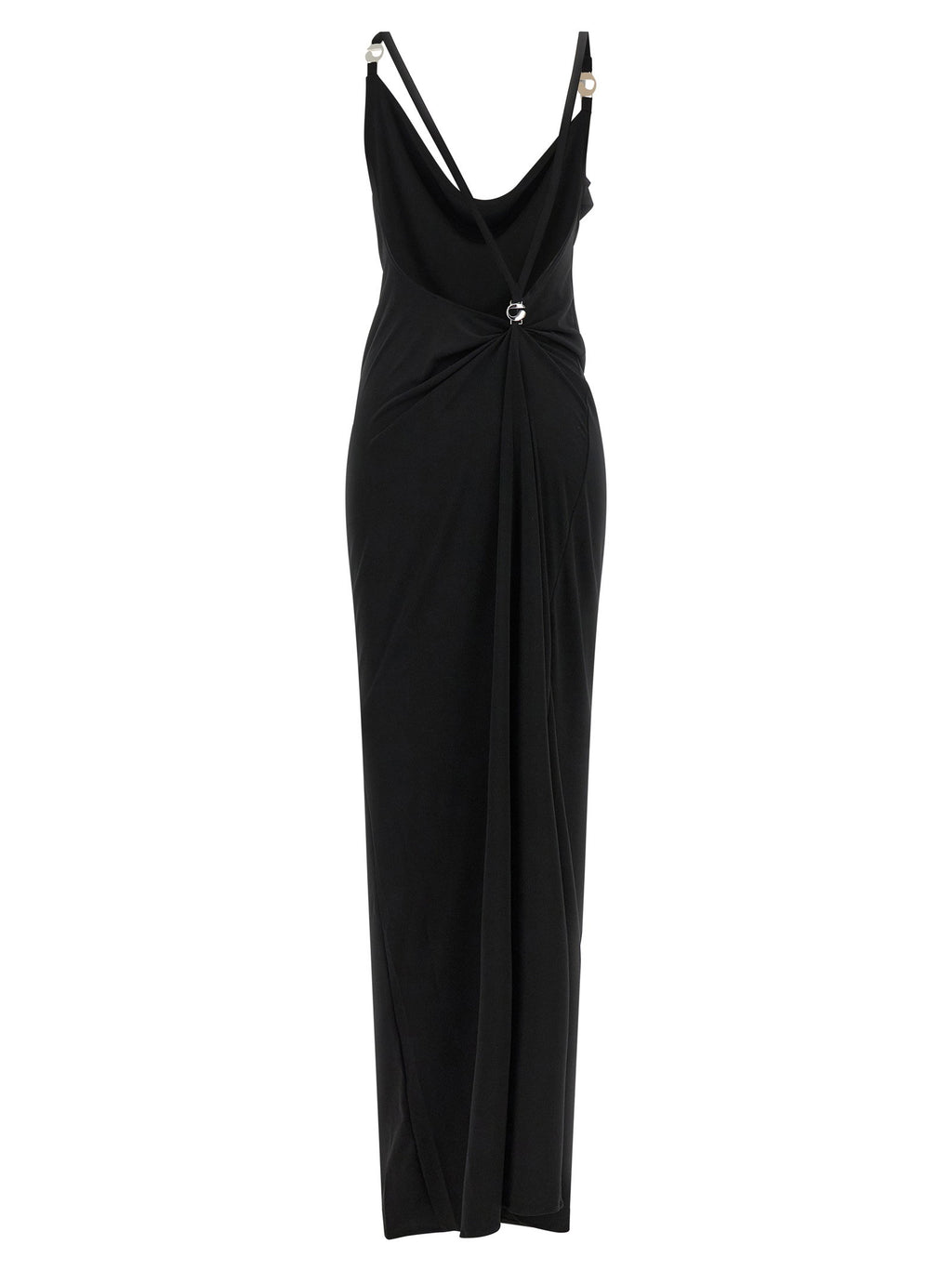 Coperni Metallic Logo Dress
