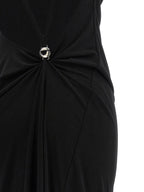 Coperni Metallic Logo Dress