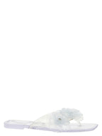 Coperni Silicone Flower Flat Sandals