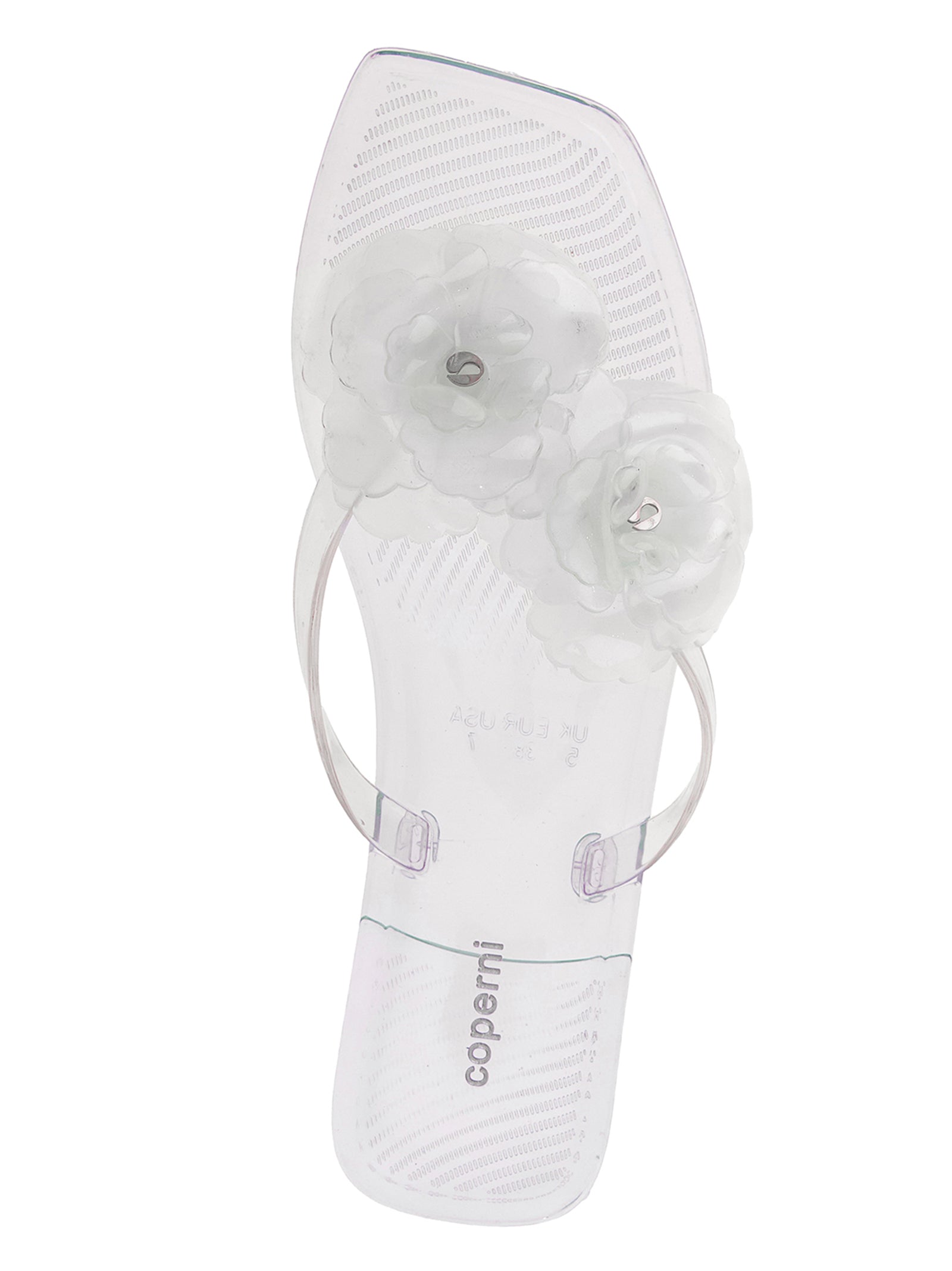 صندل Coperni Silicone Flower المسطح