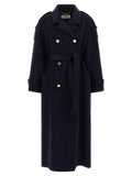 Elisabetta Franchi Double-breasted Belted Coat