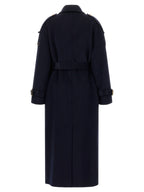 Elisabetta Franchi Double-breasted Belted Coat