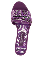 Dolce & Gabbana Maiolica Embroidery Slides
