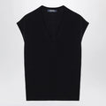 S Max Mara Navy blue wool vest