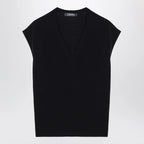 S Max Mara Navy blue wool vest