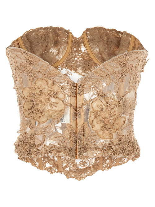 Ermanno Scervino Lace Bustier Top