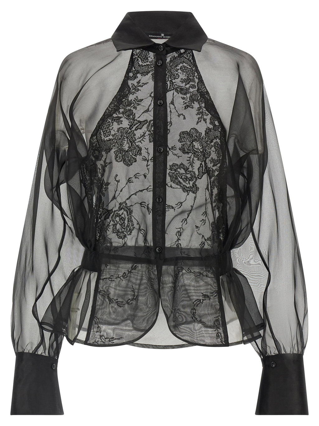 Ermanno Scervino Silk And Lace Shirt