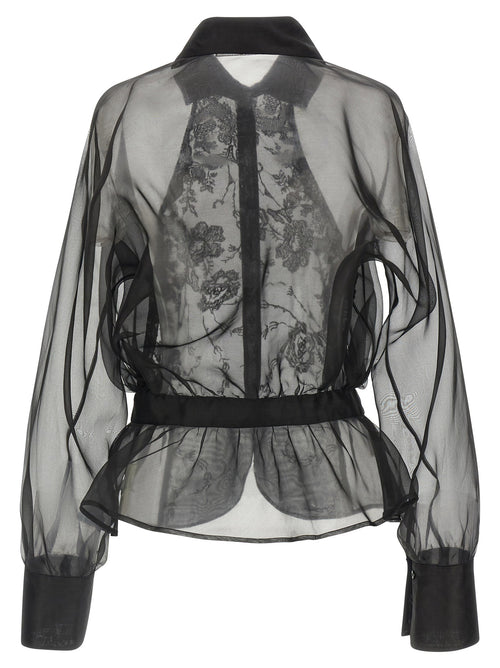 Ermanno Scervino Silk And Lace Shirt
