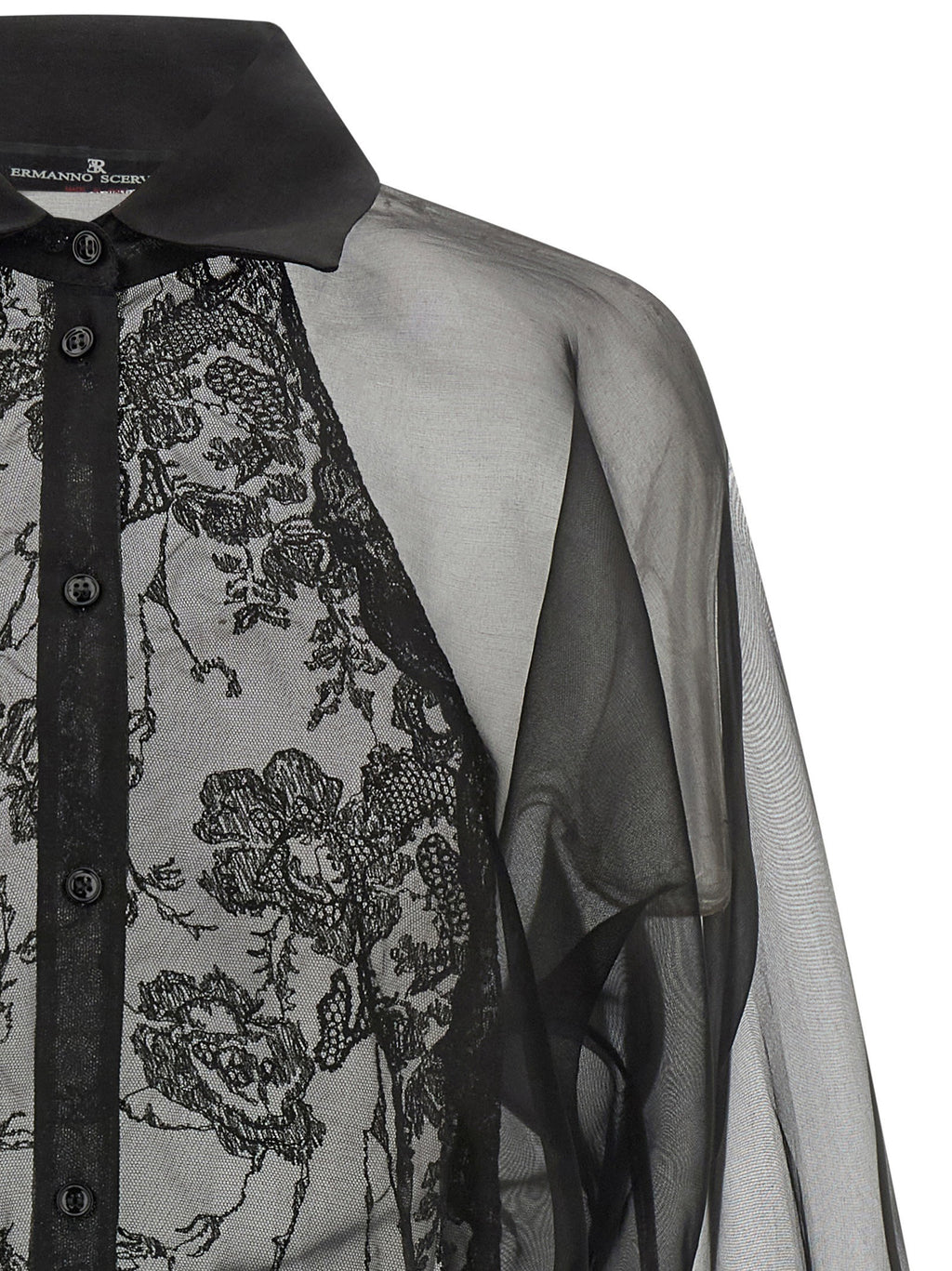 Ermanno Scervino Silk And Lace Shirt