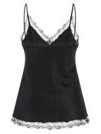 Ermanno Scervino Silk Lingerie Top With Lace
