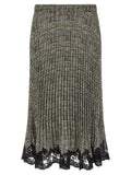 Ermanno Scervino Pleated Skirt With Lace