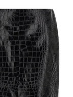 Ermanno Scervino Coconut Print Sheath Skirt With Lace
