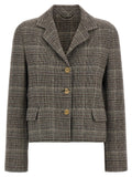 Ermanno Scervino Blazer Cropped Check