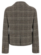 Ermanno Scervino Blazer Cropped Check