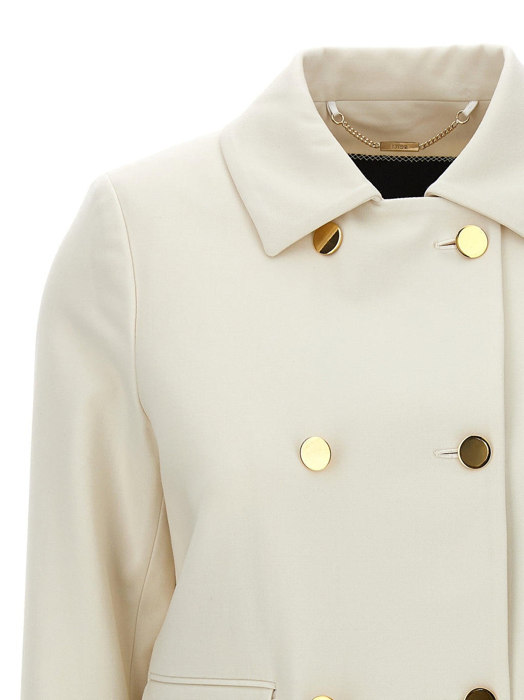 Kiton Cropped Double-breasted Jacket