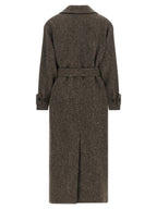 Kiton Chevron Wool Coat